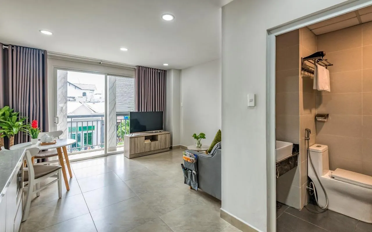 Cherry Hotel And Apartment Ho Či Minovo Město Aparthotel